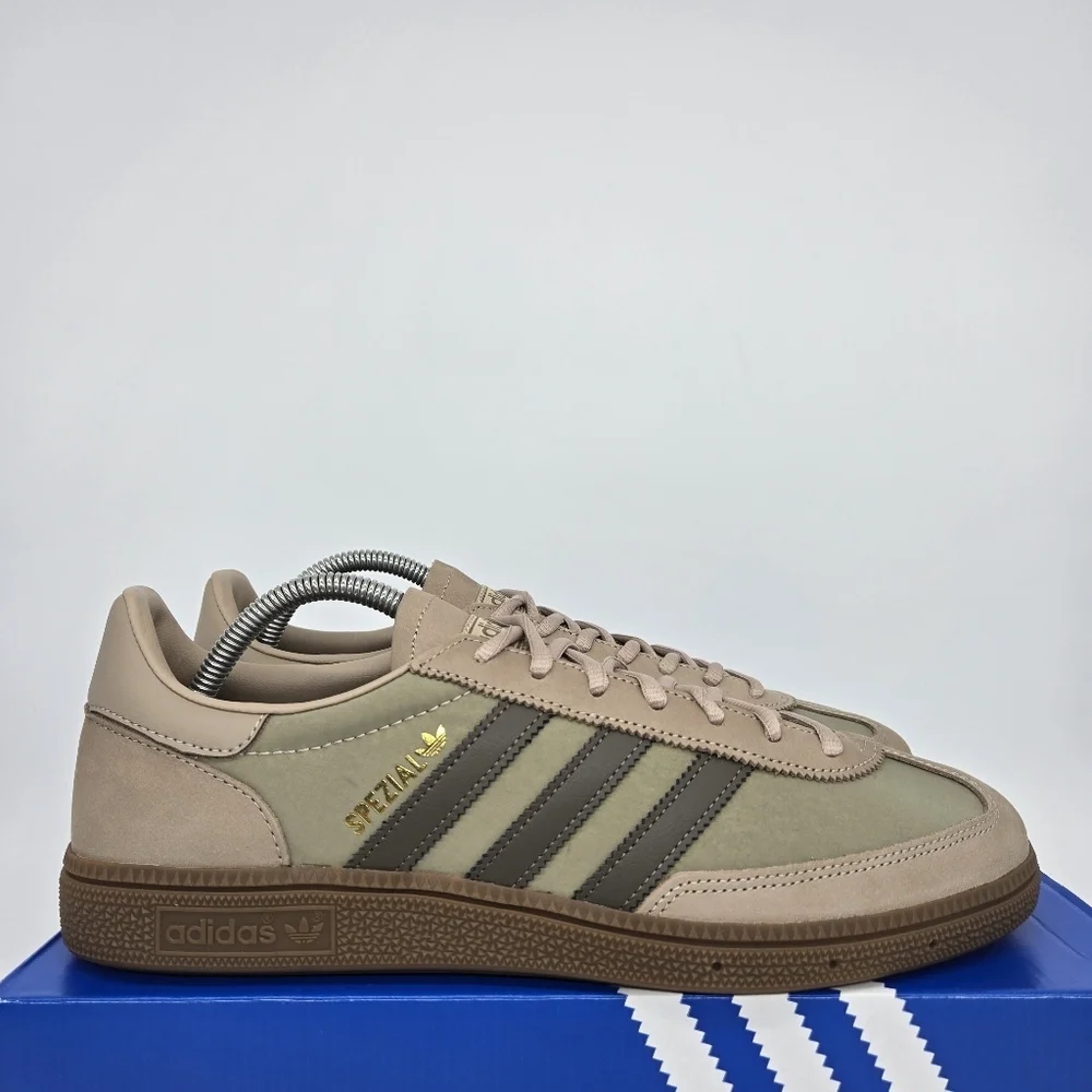 adidas Handball Spezial JR3666 Trace Khaki Cargo Brown Men's Shoes Size 11.5 New
